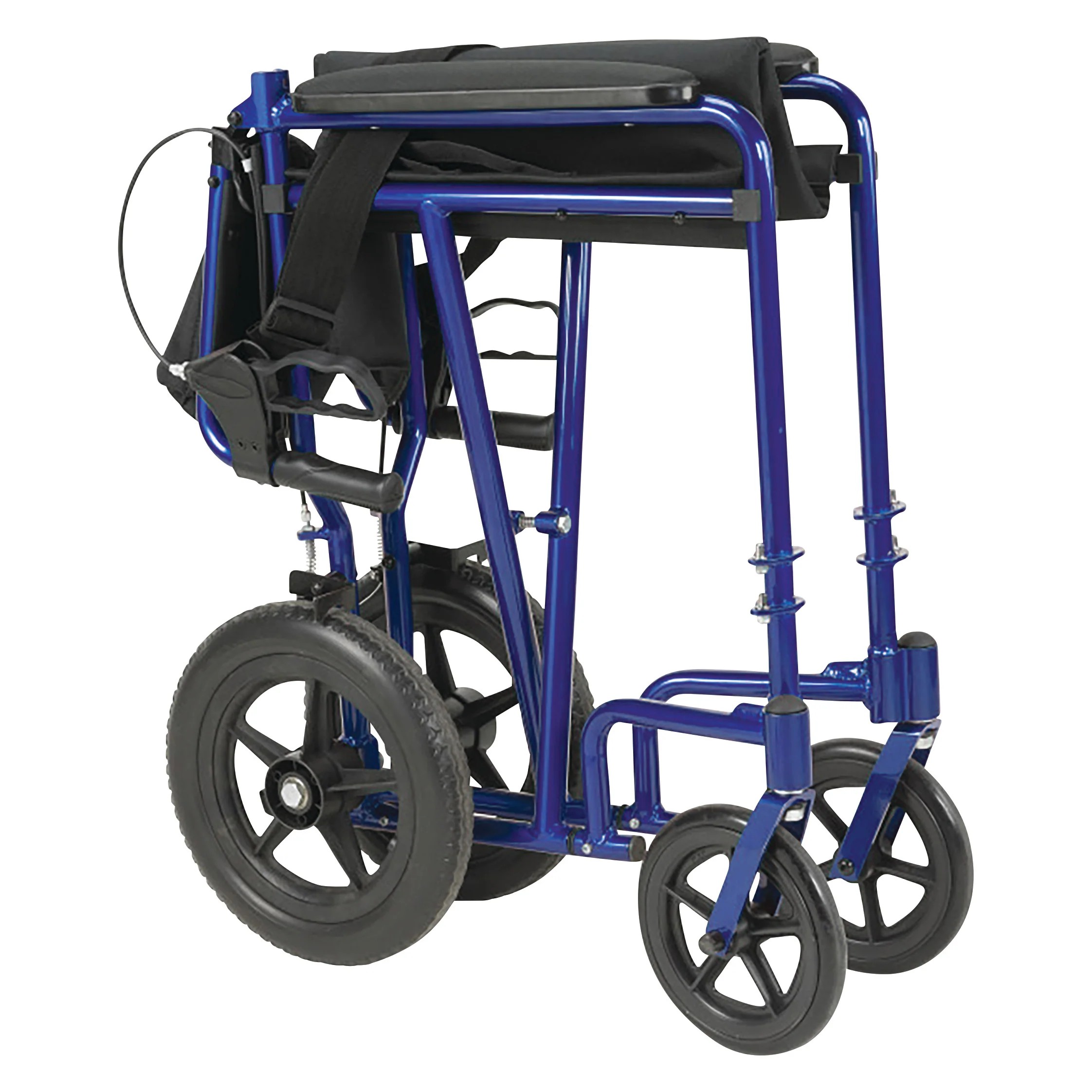Light Weight Manual Transport Wheelchair Folded